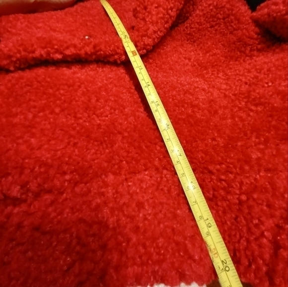 LIZ Claibourne Outerwear Fuzzy Button up Teddy Jacket - Picture 10 of 12